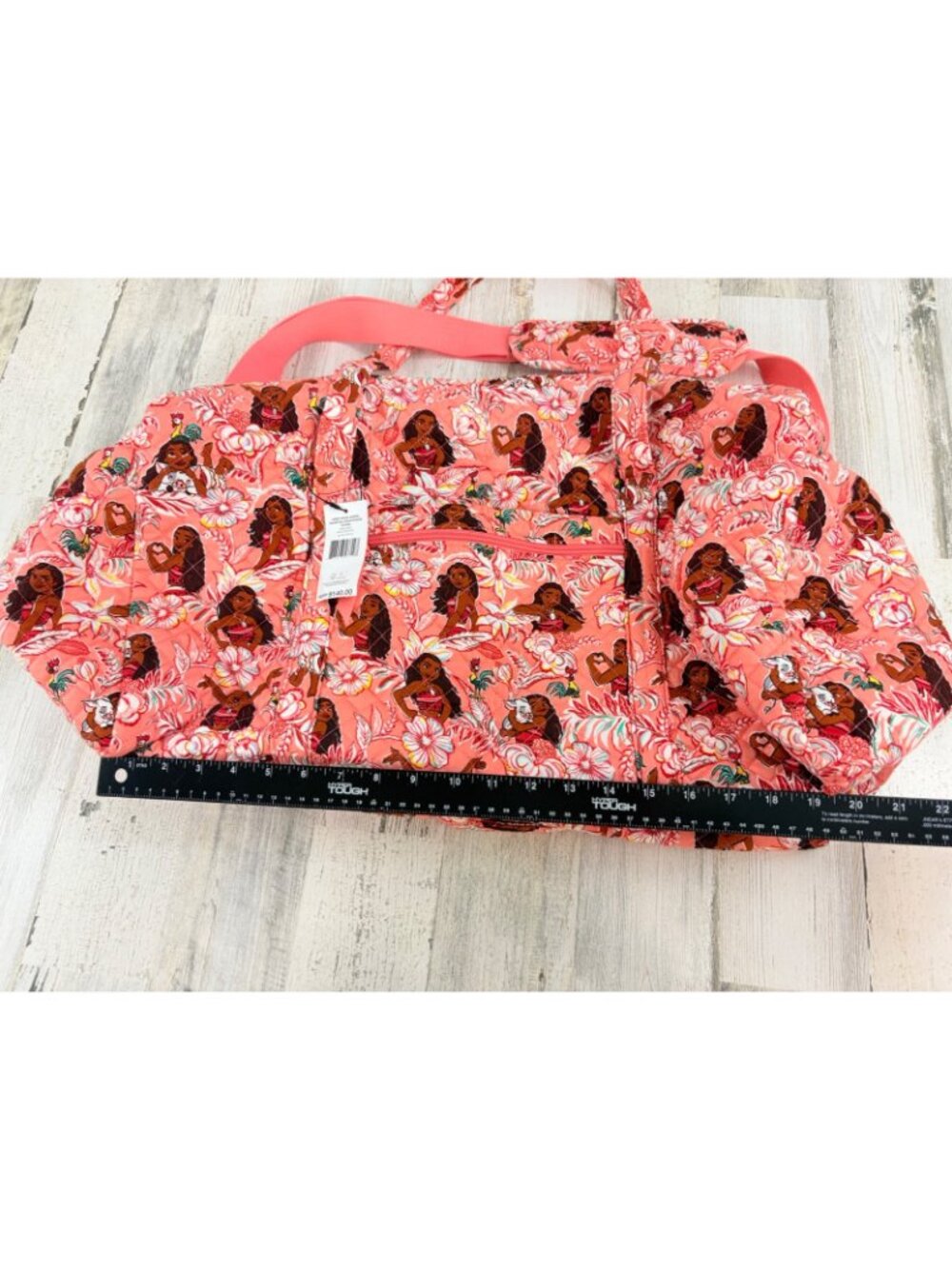 Vera Bradley Disney Moana Adventure Large Duffel Bag NWT - Picture 14 of 14